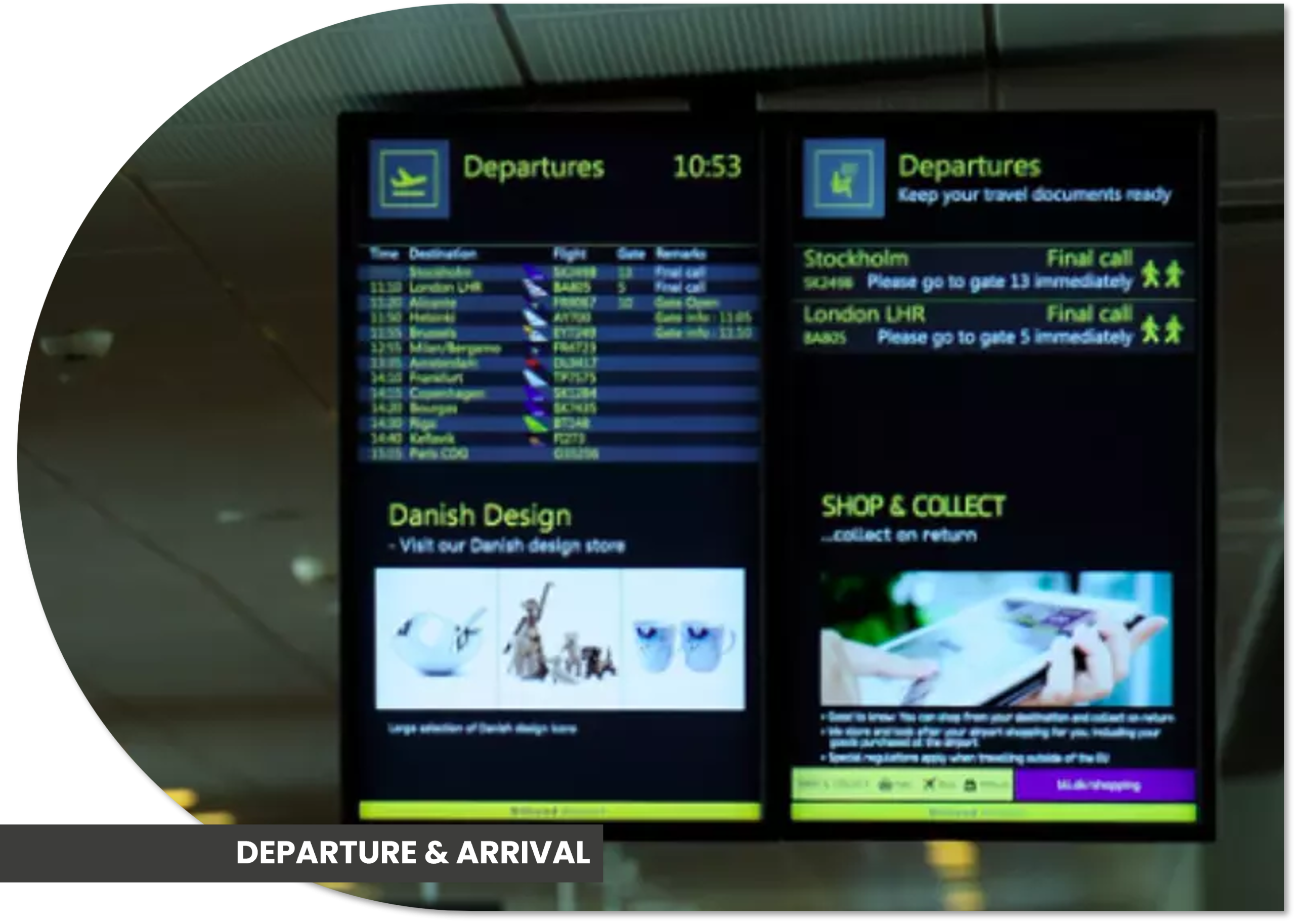 Departure and Arrival